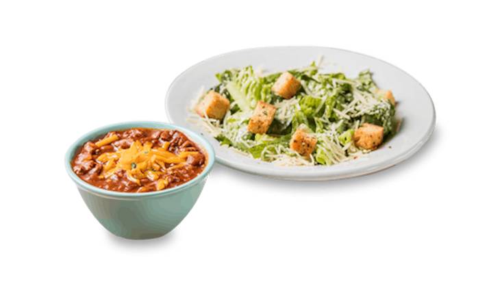 Order CUP OF CHILI WITH SALAD food online from Famous Dave store, Tualatin on bringmethat.com