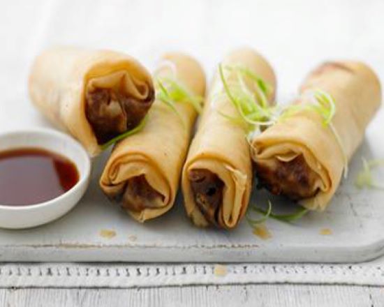 Order Chicken Spring Roll(4pcs) food online from Hot N Spicy Restaurant store, Irving on bringmethat.com