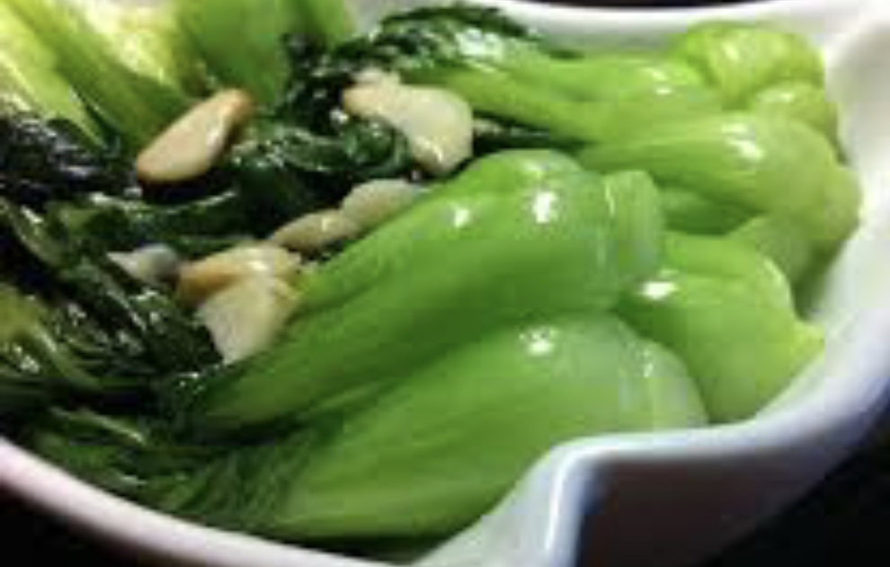 Order Stir-Fried Shanghai Bok Choy 蒜蓉青江菜 food online from Orient House Chinese Restaurant store, Madison on bringmethat.com