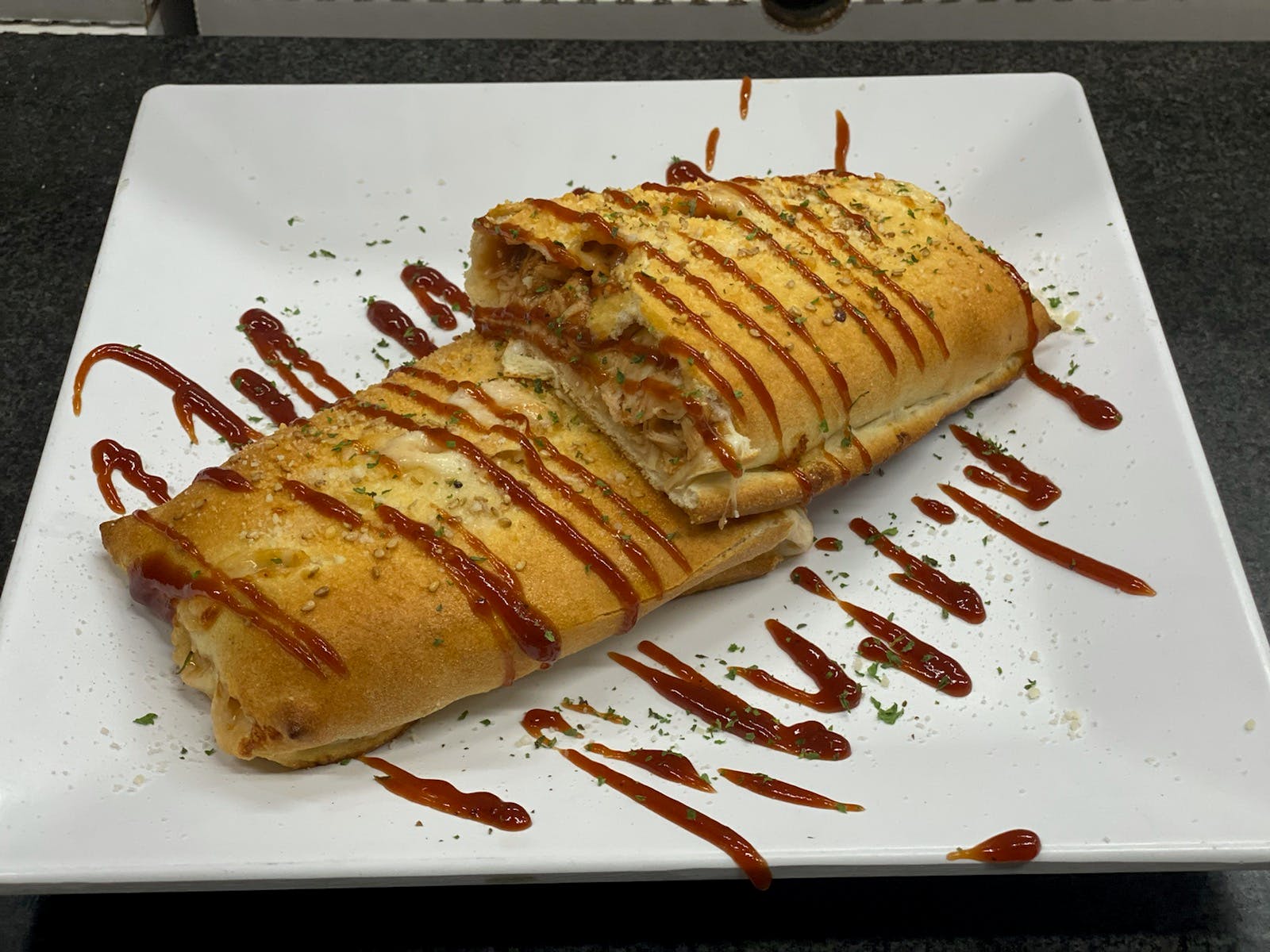 Order Chicken & Cheese Stromboli - Personal food online from Dinos Pizza & Pasta store, Bridgeport on bringmethat.com