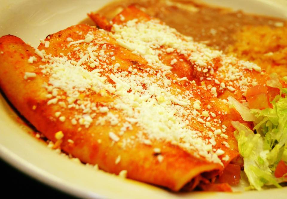 Order Mexicanas Style Enchilada food online from Fiesta Mexican Restaurant store, Kennewick on bringmethat.com