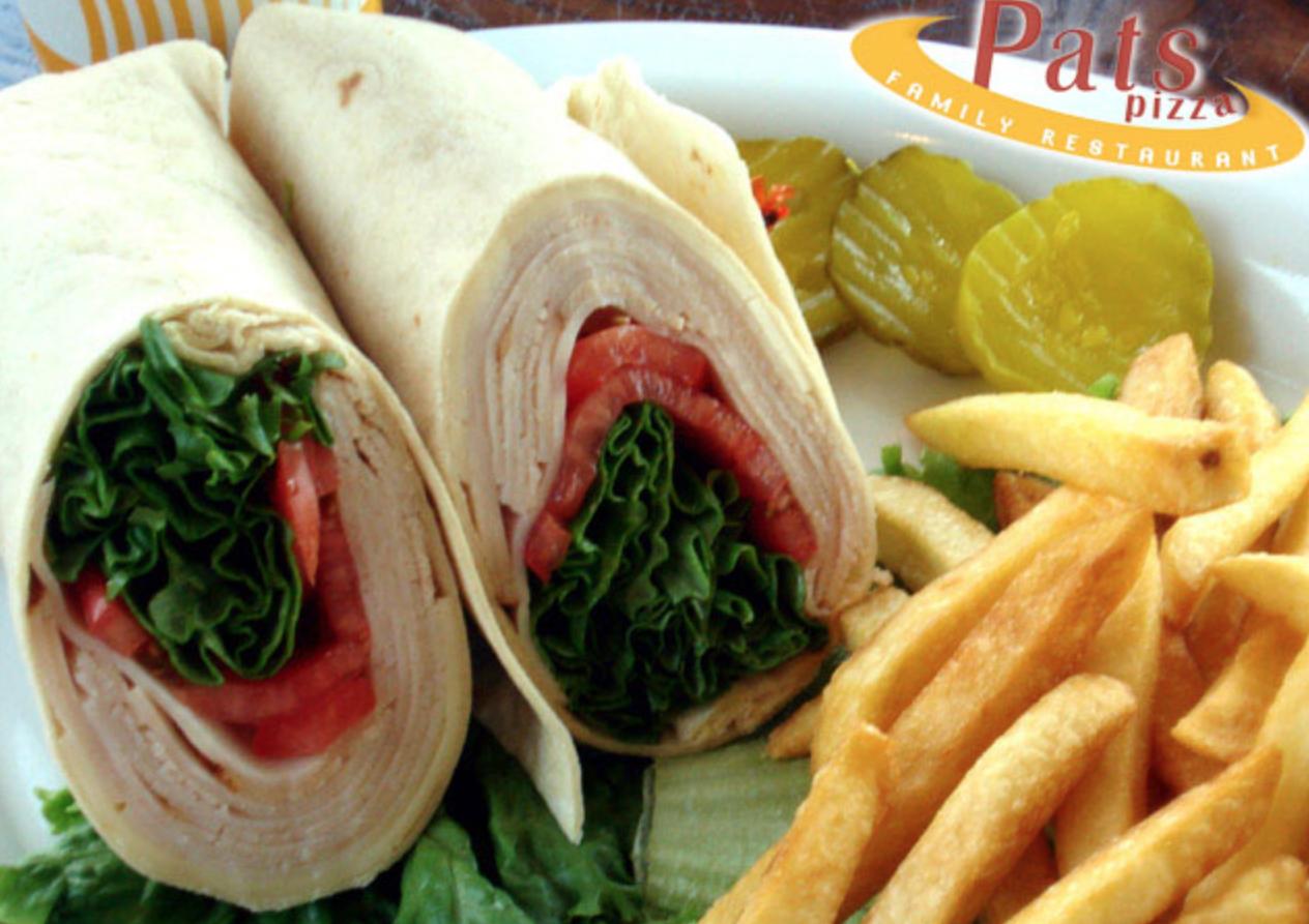Order Turkey Wrap food online from Pat Pizza Family Restaurant store, Wilmington on bringmethat.com