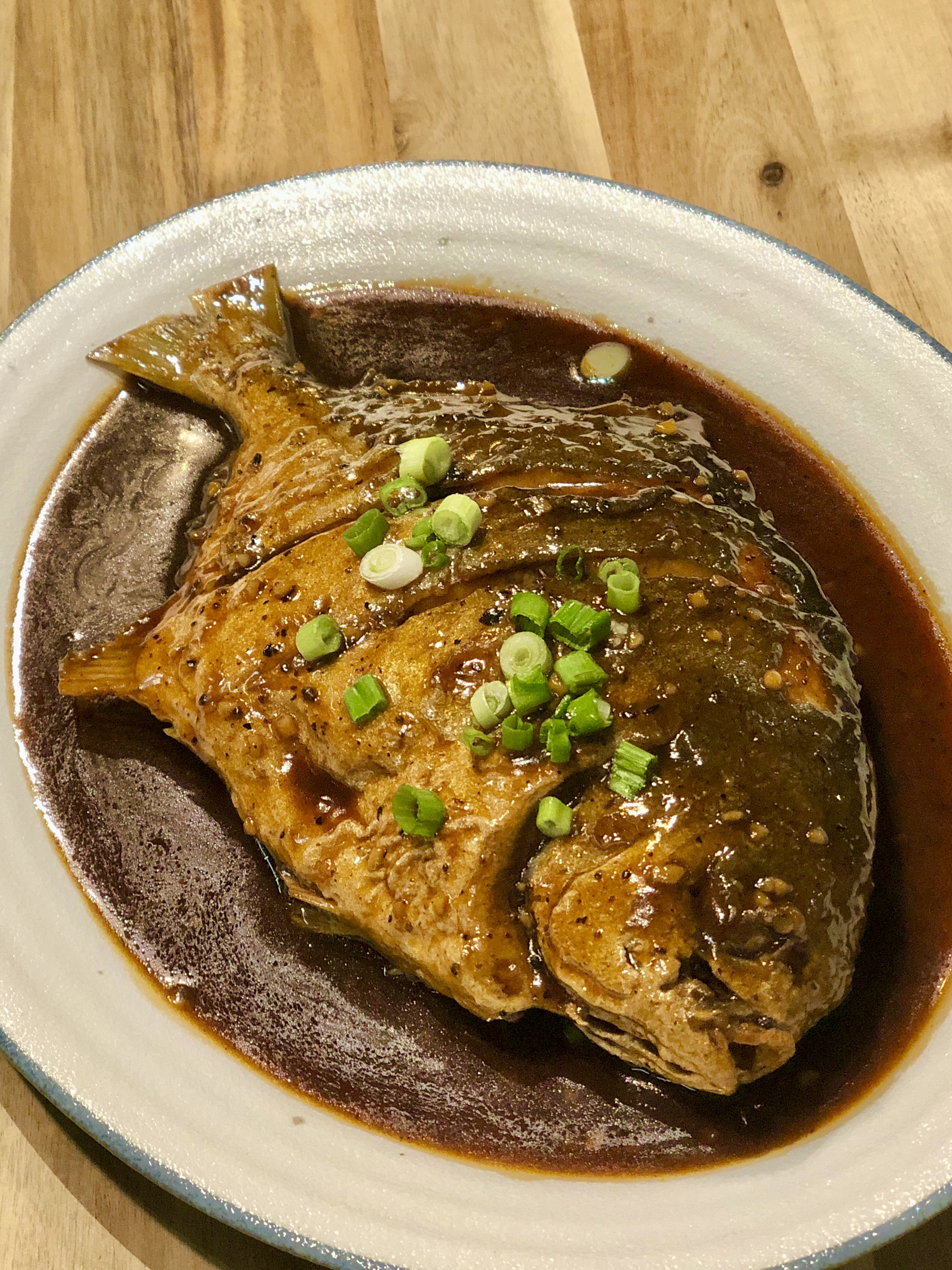 Order 852. Gikdeb Pomfret in Fermented Soya Bean Sauce food online from Years Asian Bistro & BBQ store, Tucson on bringmethat.com