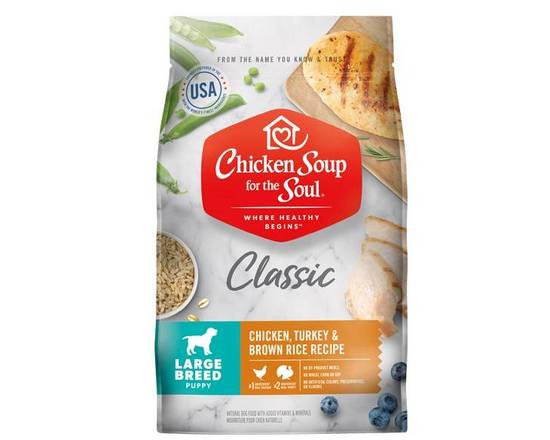 Order Chicken Soup Large Breed Puppy 28# food online from Wichita Falls Pet Supply store, Wichita Falls on bringmethat.com