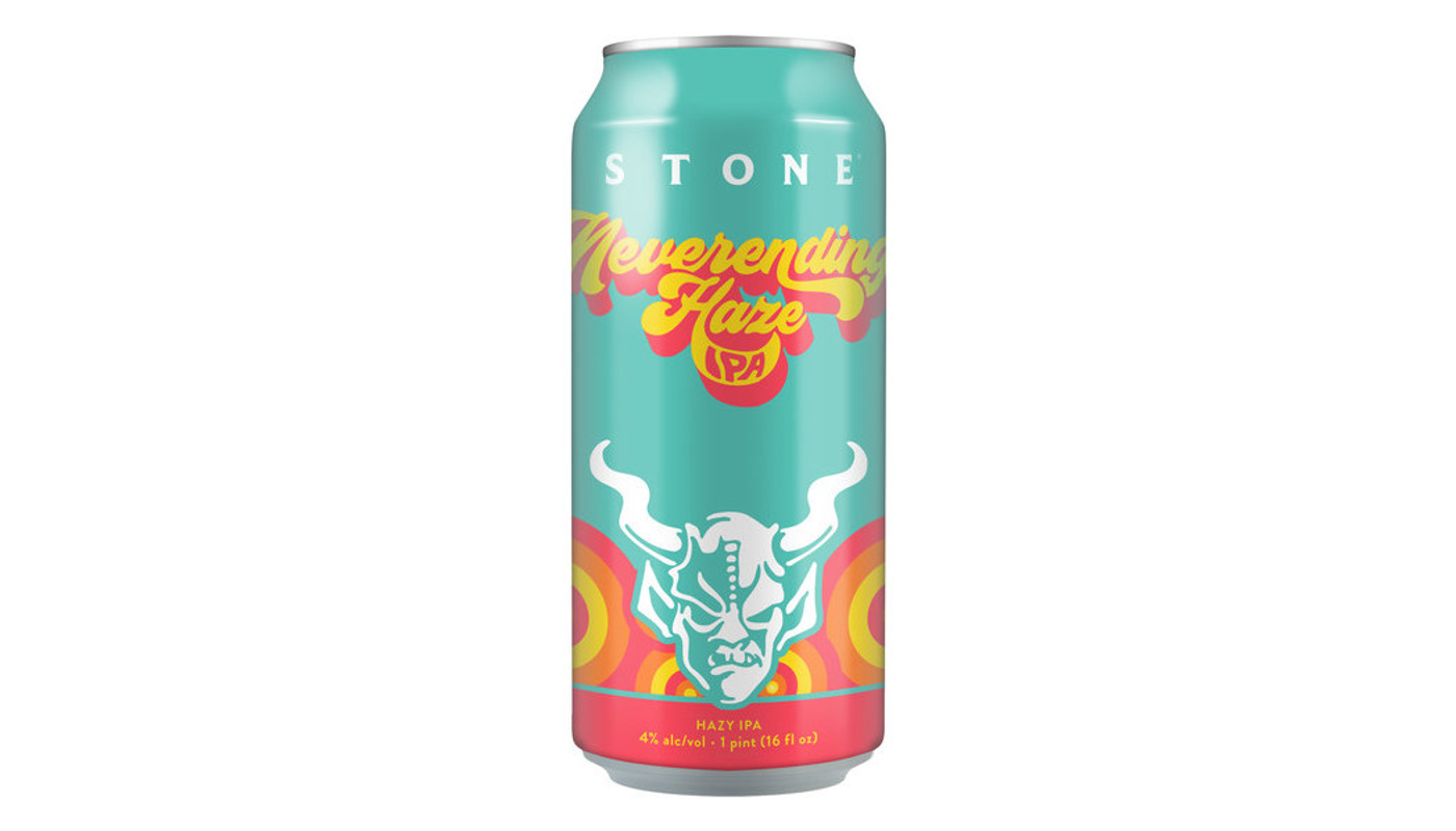 Order Stone Neverending Haze IPA 6x 12oz Cans food online from Country Cousins Liquor & Jr Market store, Sylmar on bringmethat.com