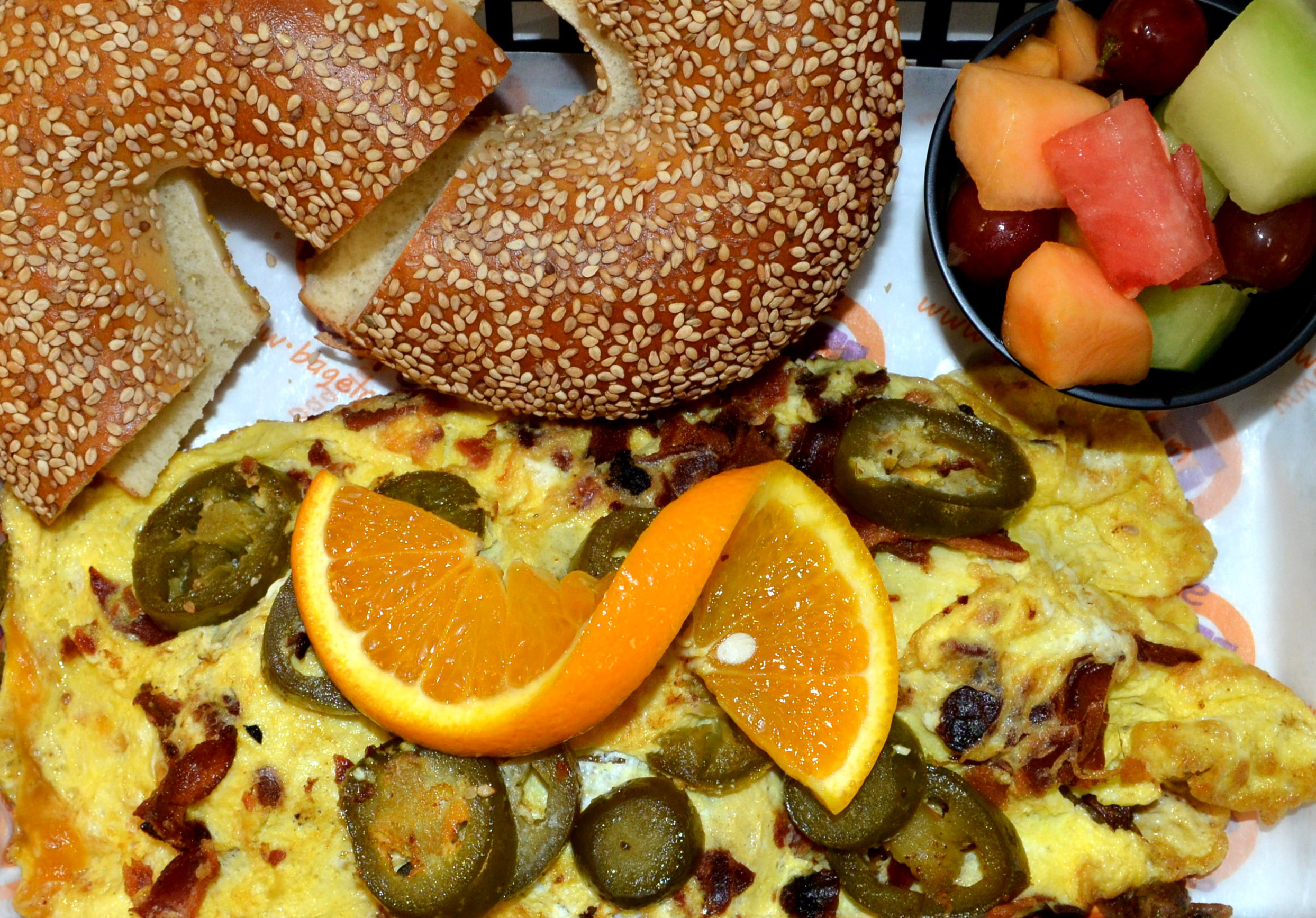 Order Mexican Omelet food online from Bagel Cafe store, Herndon on bringmethat.com