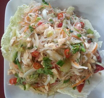 Order Yum Woon Sen  food online from Thai Lily Cafe store, Houston on bringmethat.com