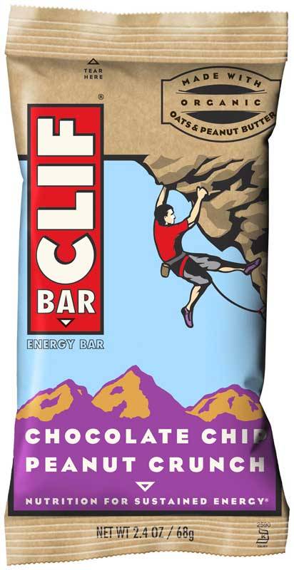 Order Clif Bar Chocolate Chip Peanut Crunch food online from Deerings Market store, Traverse City on bringmethat.com