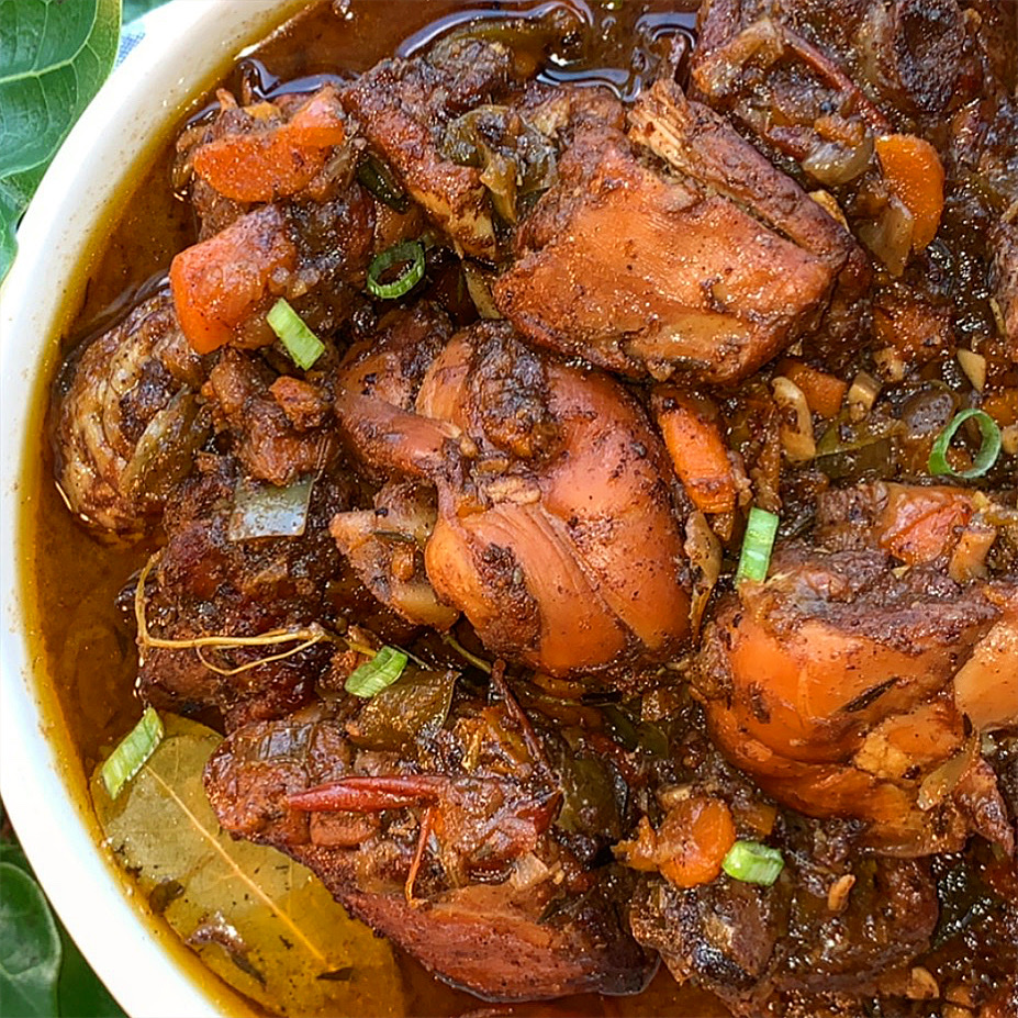 Order Brown Stewed Chicken food online from Cool Runnings Eatery store, White Plains on bringmethat.com