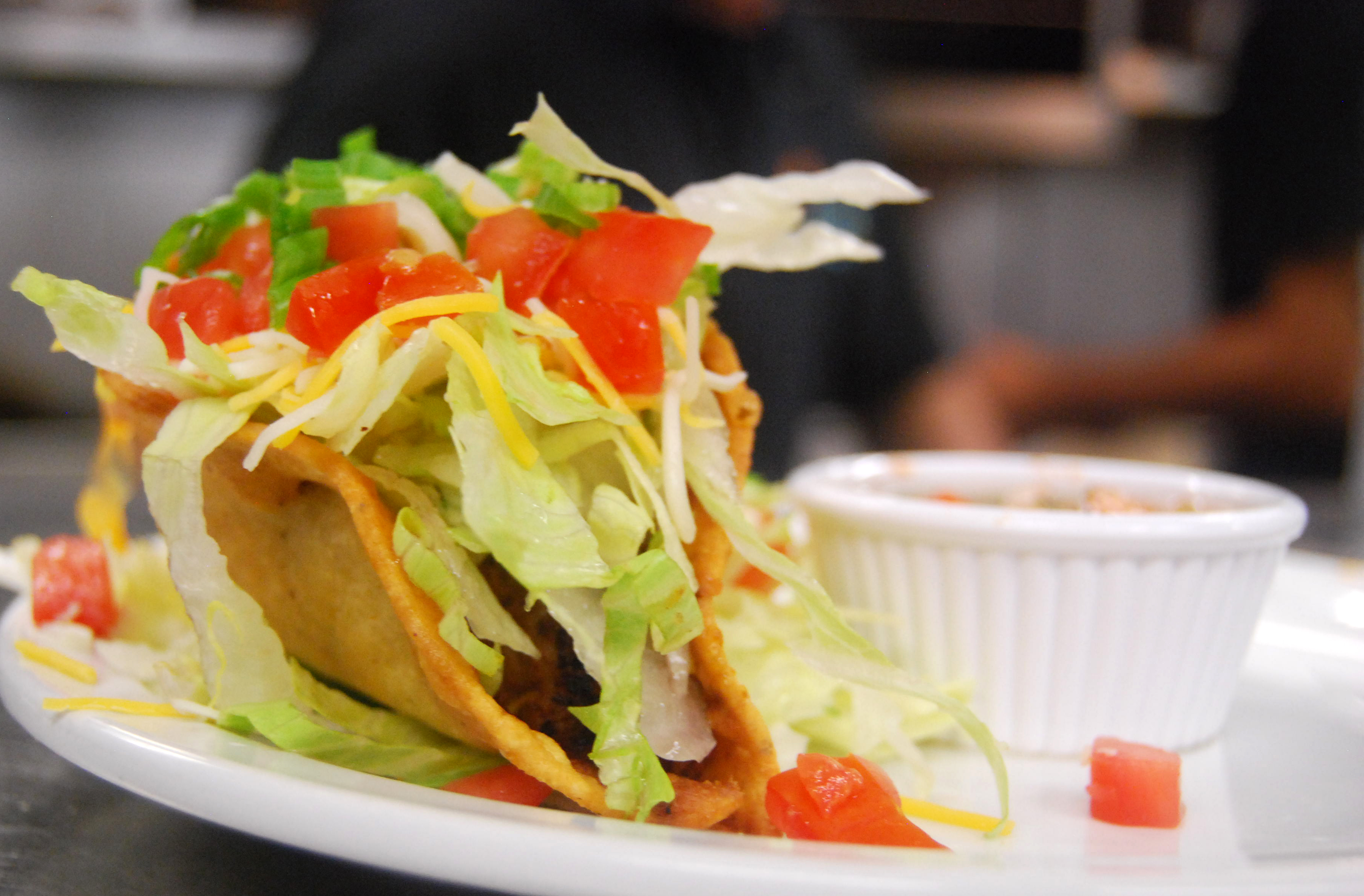 Order s/Chicken Taco food online from Coyote Grill store, Laguna Beach on bringmethat.com