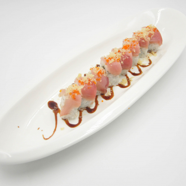 Order Hamachi Lover Roll food online from Tokyo Sushi & Bar store, South San Francisco on bringmethat.com