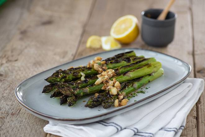 Order Lemon Garlic Asparagus food online from Stonefire Grill store, Irvine on bringmethat.com