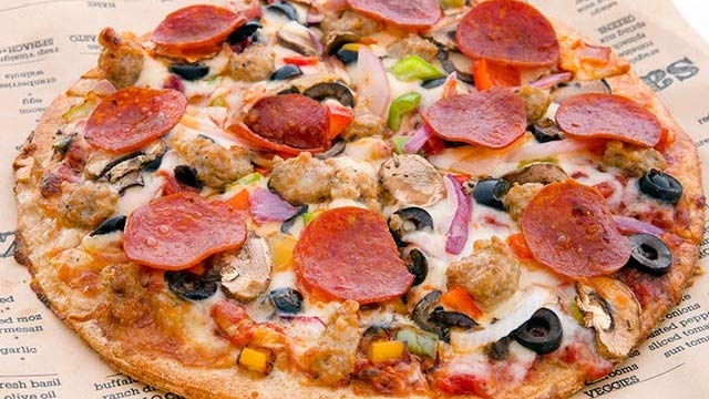Order supreme pizza food online from Make Pizza+Salad store, San Diego on bringmethat.com