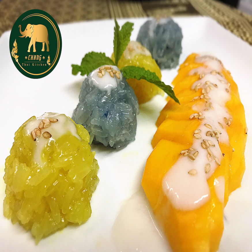Order Mango with Sticky Rice food online from Chang Thai Kitchen store, Toms River on bringmethat.com