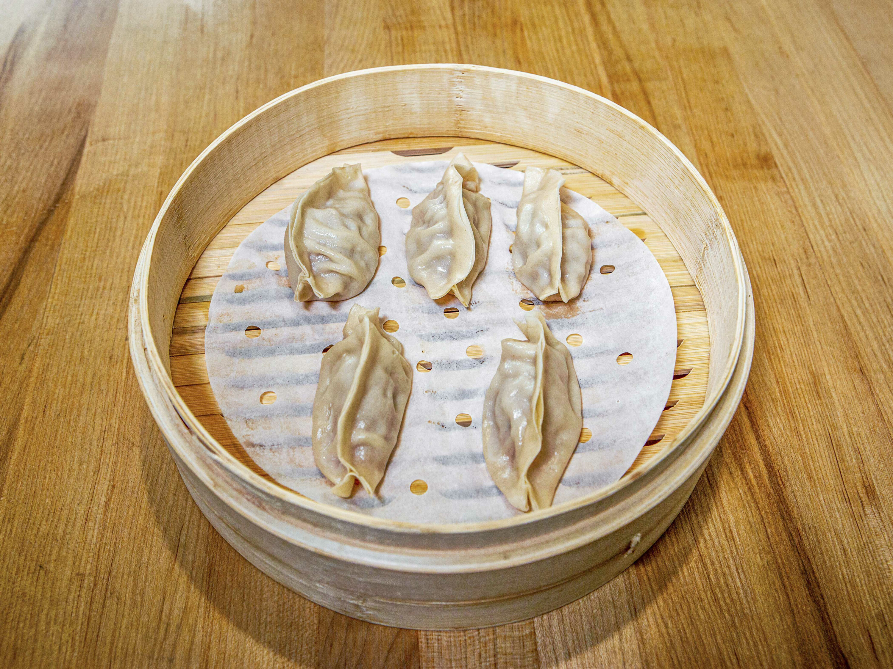 Order steamed pork & shrimp dumpling food online from Dan Modern Chinese store, Manhattan Beach on bringmethat.com