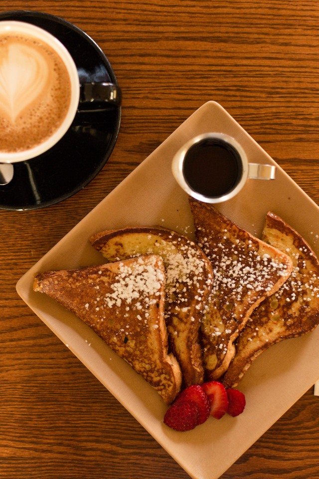 Order Maple and Spice French Toast food online from Tomato Pie Cafe store, Lititz on bringmethat.com