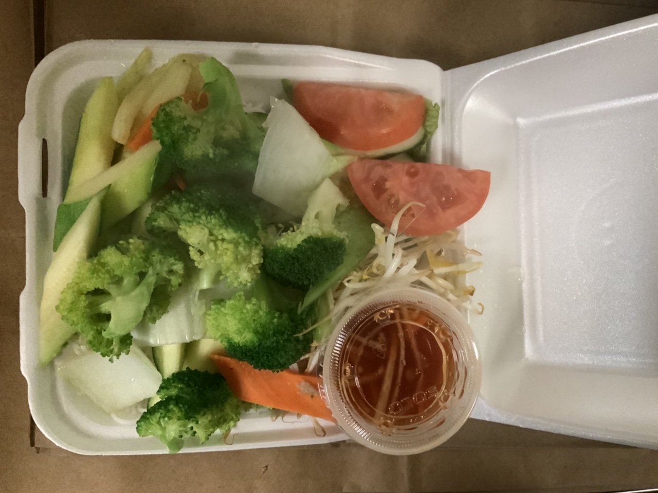 Order Veggies Vietnamese Rice Noodle Bowl food online from Moongate Asian Grill store, Denver on bringmethat.com