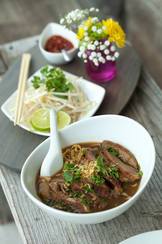 Order Duck Noodle Soup food online from Somewhere In Bangkok store, Avon on bringmethat.com