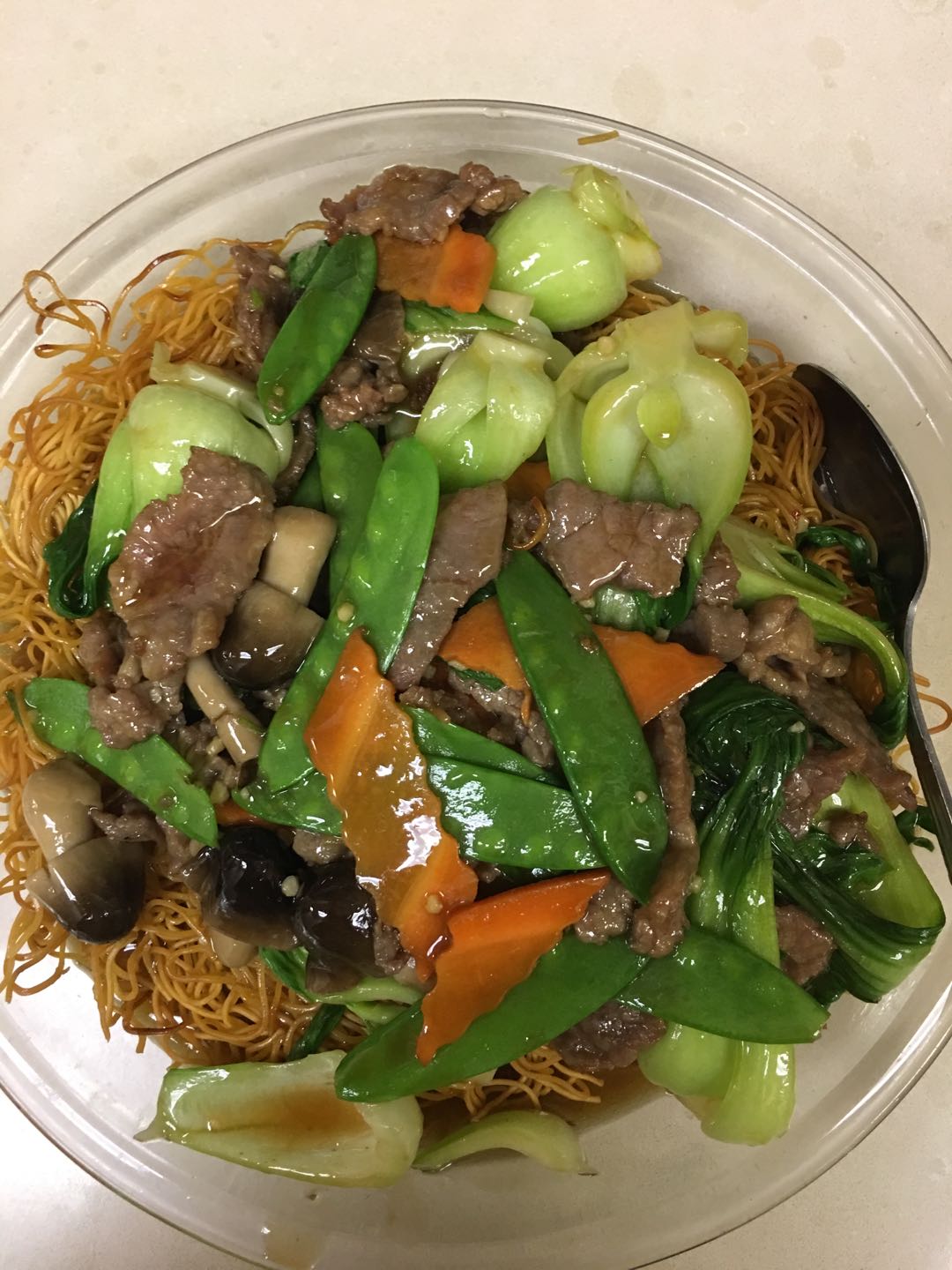 Order Beef Pan-Fried Noodle food online from Rolling Cooking store, Springfield on bringmethat.com