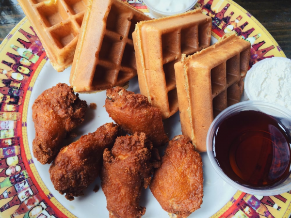 Order Chicken Wings and Waffle  food online from Galaxy Diner store, New York on bringmethat.com