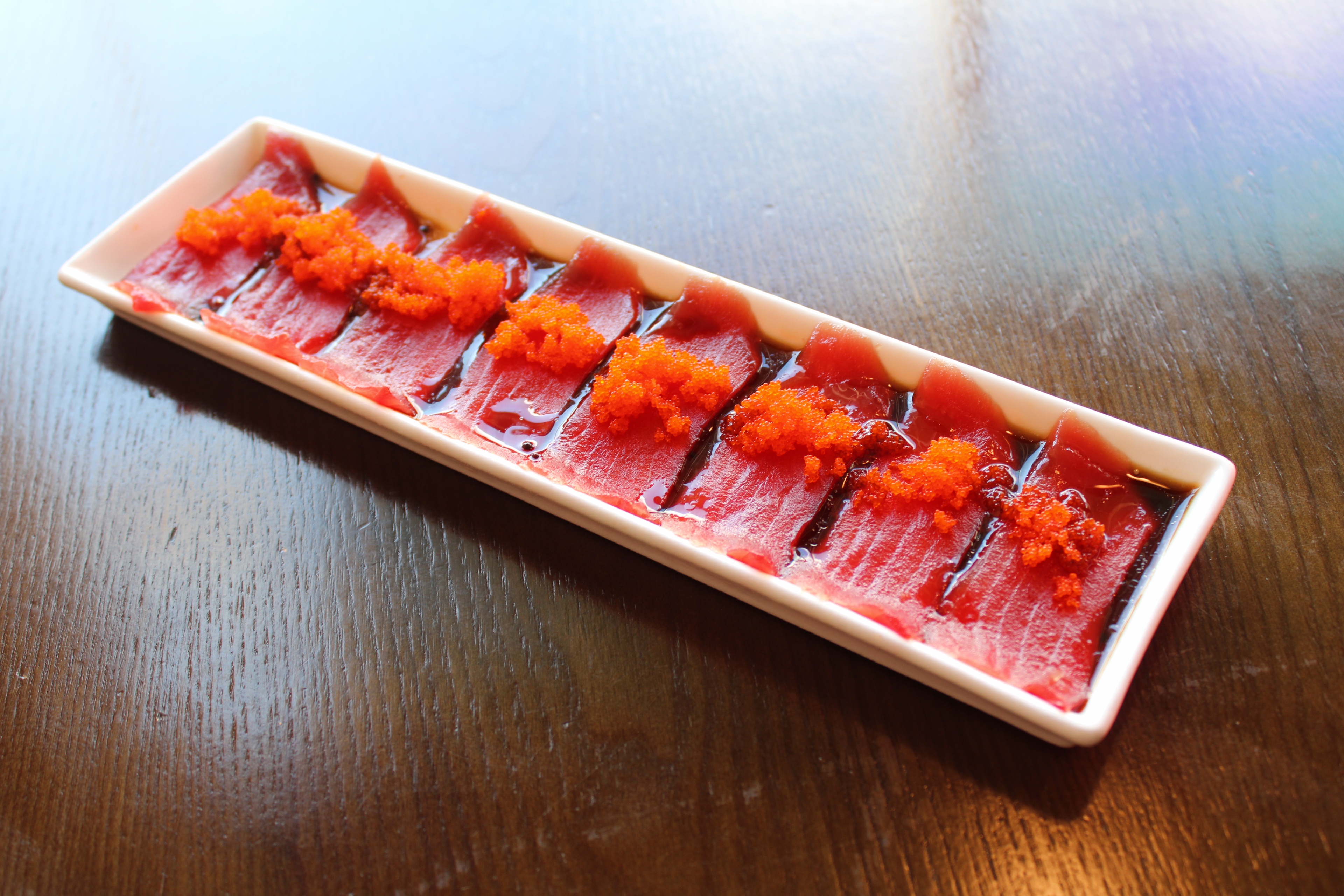 Order Tuna Carpaccio food online from Sushi Snob store, Jacksonville on bringmethat.com