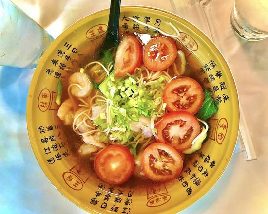 Order Shrimp Noodle Soup 蝦仁湯面 food online from New Sichuan store, Winston-Salem on bringmethat.com