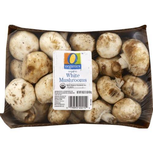 Order O Organics · Organic White Mushrooms (16 oz) food online from Safeway store, Redding on bringmethat.com