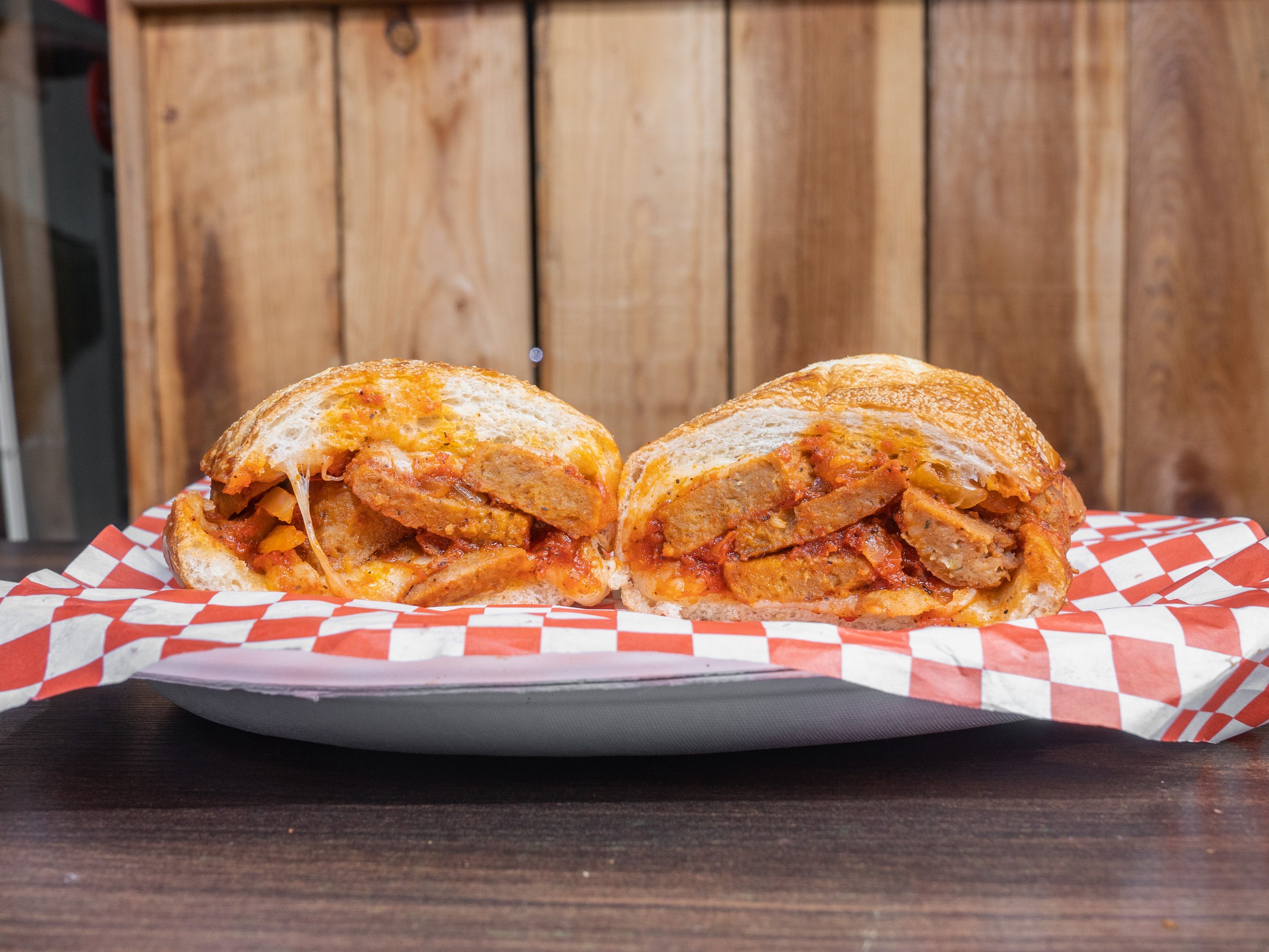 Order Meatball Sandwich food online from Strada Pizza store, San Francisco on bringmethat.com