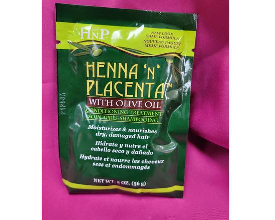 Order Henna N Placenta With Olive Oil Conditioning Treatment Packet food online from iDa Beauty Supply Store store, Middletown on bringmethat.com