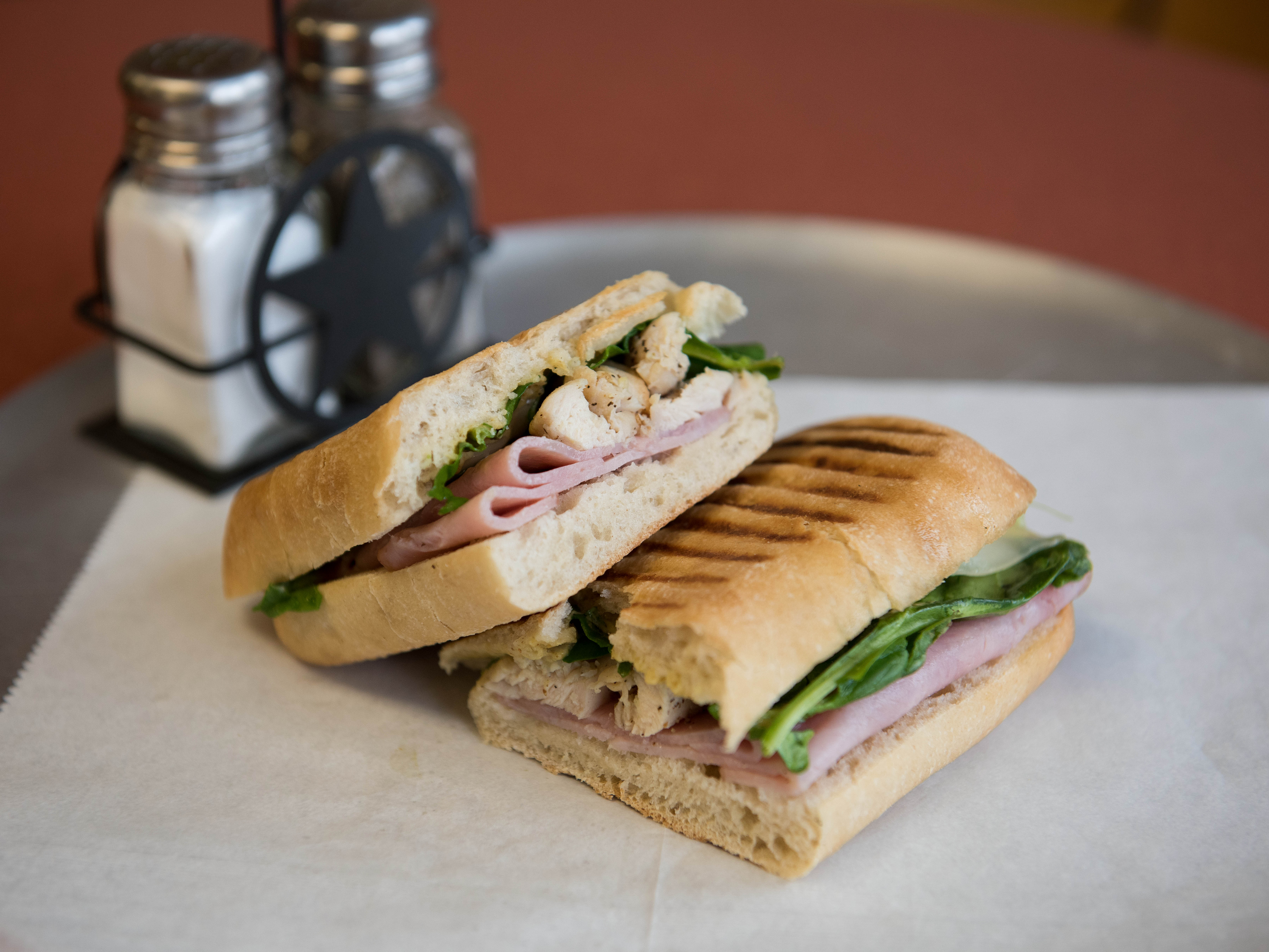 Order Spicy Turkey Panini food online from Murphy's Deli Tanglewood store, Houston on bringmethat.com