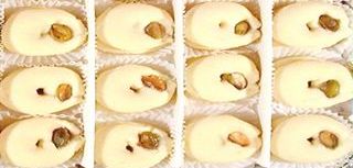 Order Pistachio Short Bread (Ghreibeh) food online from Muhanna Sweets store, Tulsa on bringmethat.com