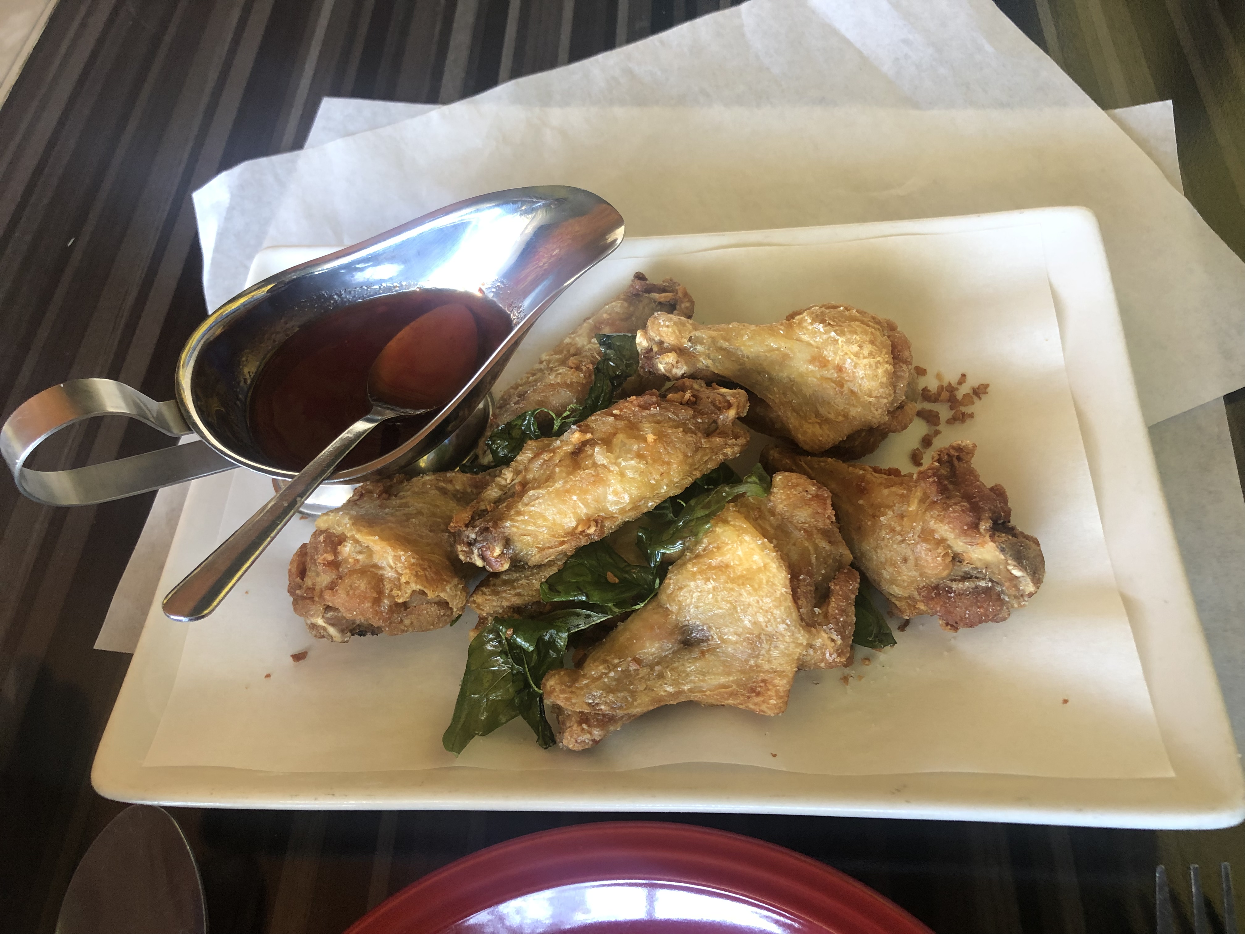 Order A10. Salted Chicken Wings food online from Thai Quality Restaurant store, Oxnard on bringmethat.com