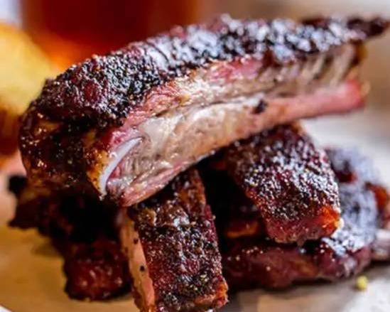Order Full Rack Ribs - NO SIDES food online from Dixie Q store, Brookhaven on bringmethat.com