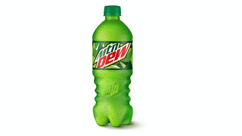 Order Mtn Dew - 20oz Bottle food online from Mr. Goodcents Subs & Pasta store, Topeka on bringmethat.com