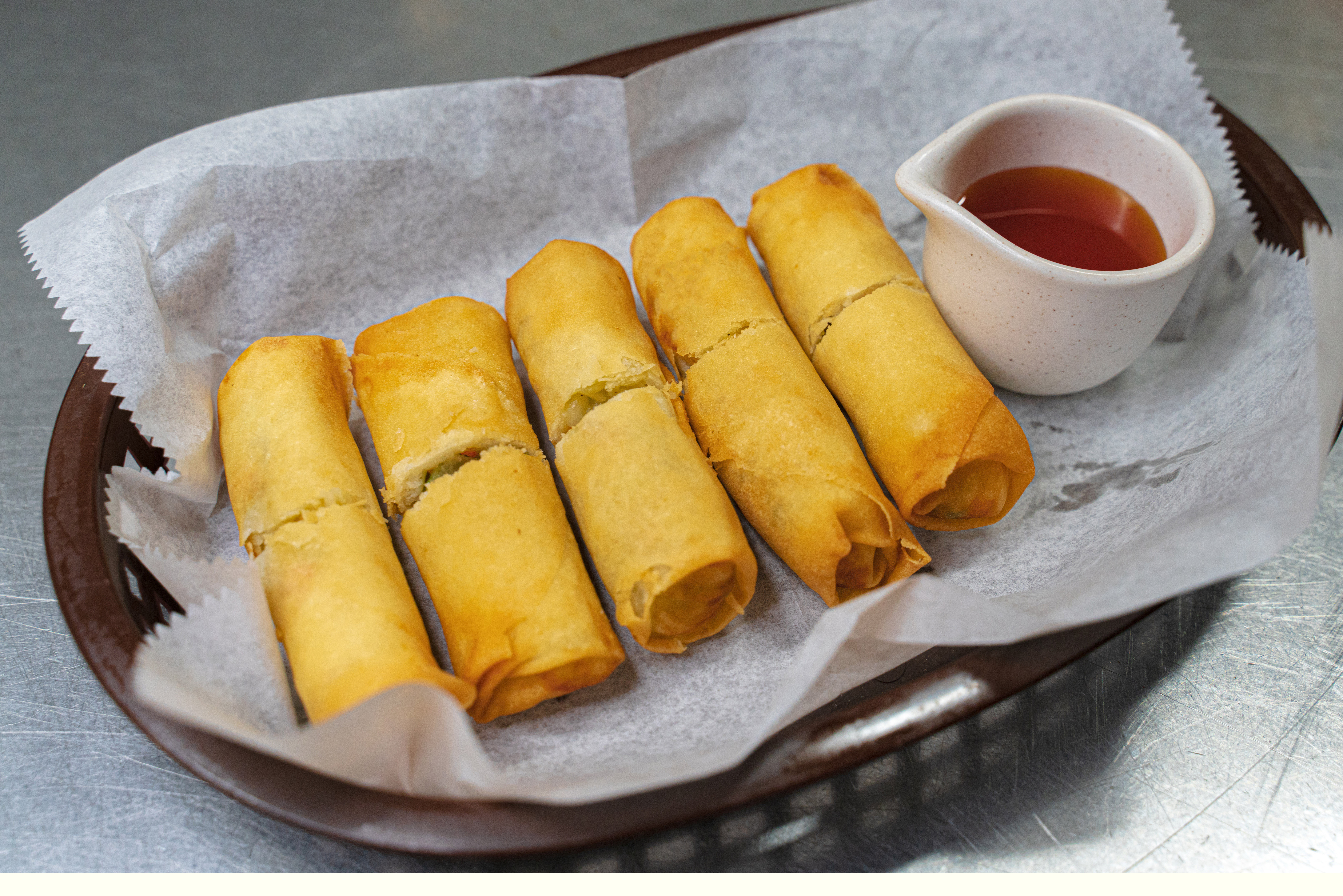 Order VEGGIE SPRING ROLLS food online from Coco Thai Kitchen store, Los Angeles on bringmethat.com