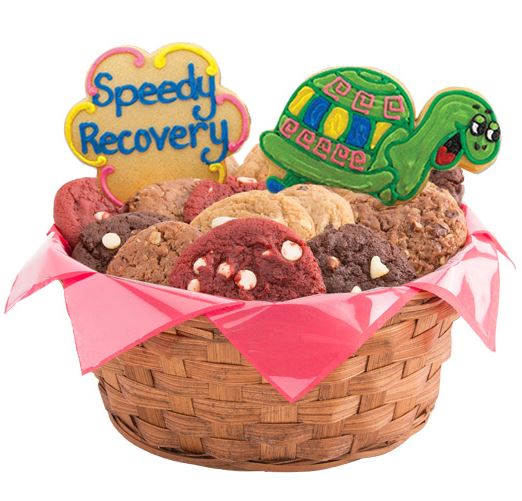 Order W121. Speedy Recovery Basket food online from Cookies By Design store, Glenview on bringmethat.com