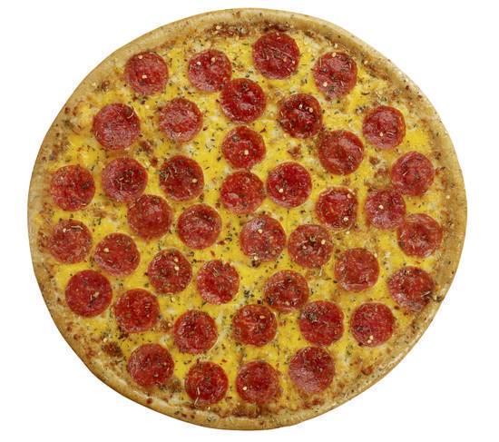 Order New York 3 Cheese With Pepperoni food online from Peter Piper Pizza store, Albuquerque on bringmethat.com