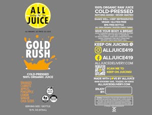 Order Gold Rush food online from All Juice store, Toledo on bringmethat.com