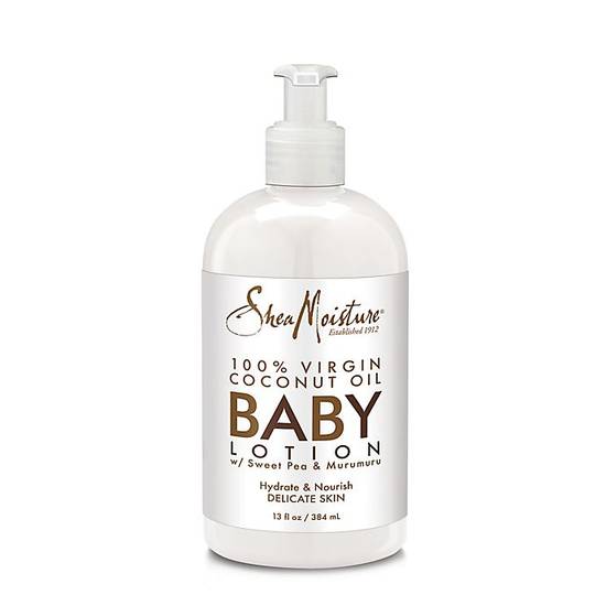 Order SheaMoisture® 13 fl. oz. 100% Virgin Coconut Oil Baby Lotion food online from Bed Bath &Amp; Beyond store, San Luis Obispo on bringmethat.com