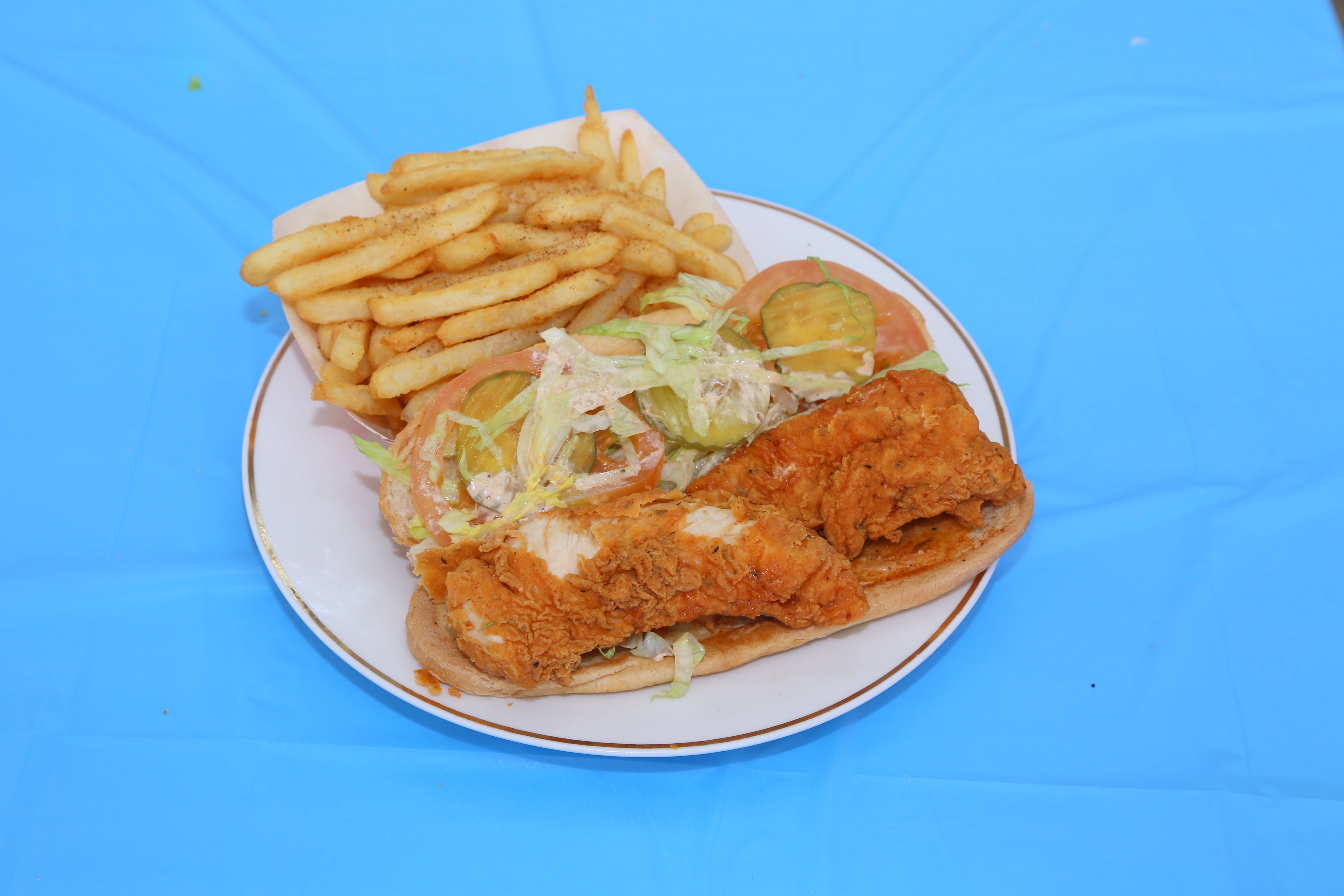 Order Po'boy Dinner food online from Louisiana Fried Chicken store, Humble on bringmethat.com