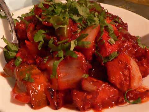 Order Chicken Chilli food online from Taj Mahal Restaurant store, Wilmington on bringmethat.com