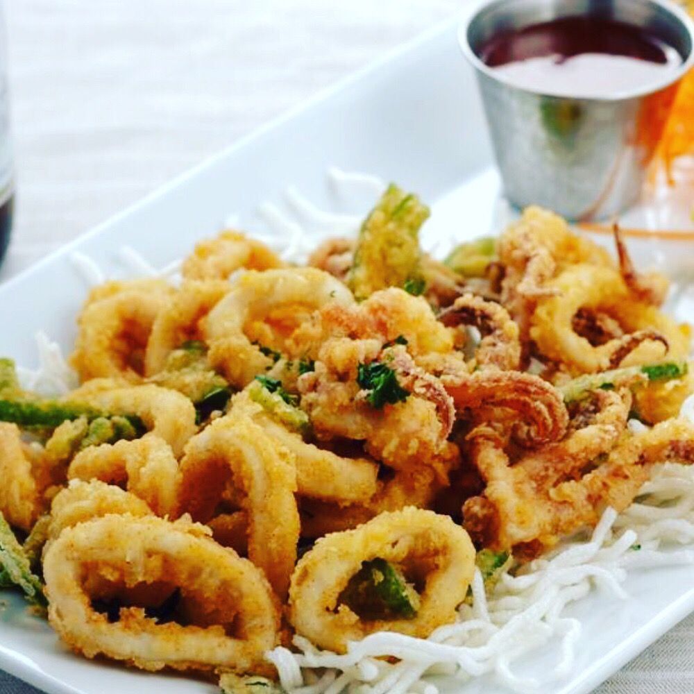 Order Fried Calamari food online from Yappy Greek store, Columbus on bringmethat.com