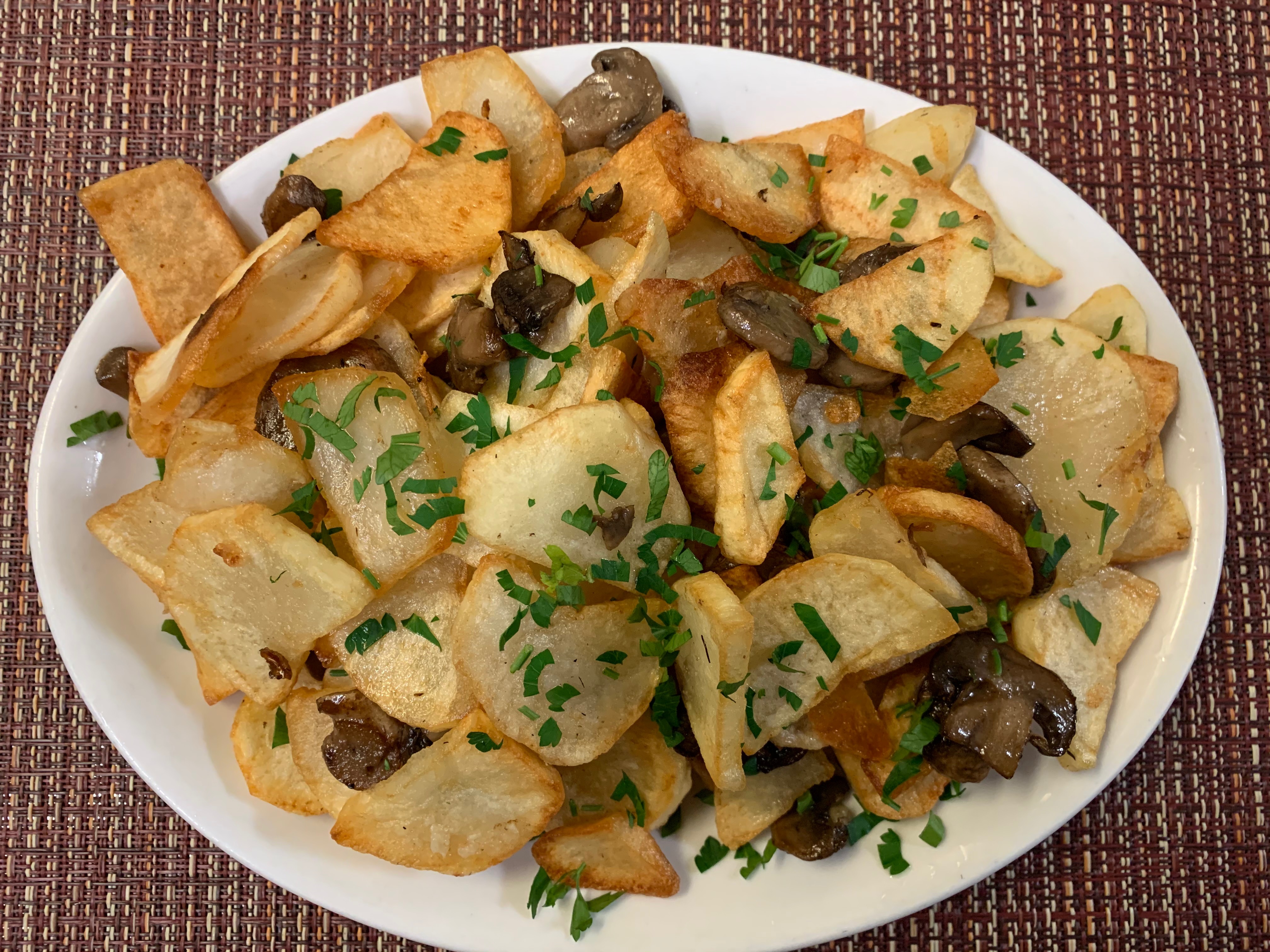 Order Pan Fried Potatoes food online from Red Square Cafe Lounge store, Chicago on bringmethat.com