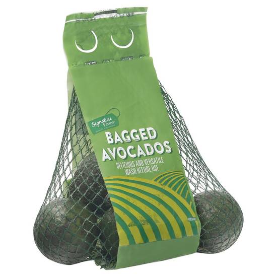Order Signature Farms · Bagged Avocados (1 bag) food online from Shaw's store, Windham on bringmethat.com