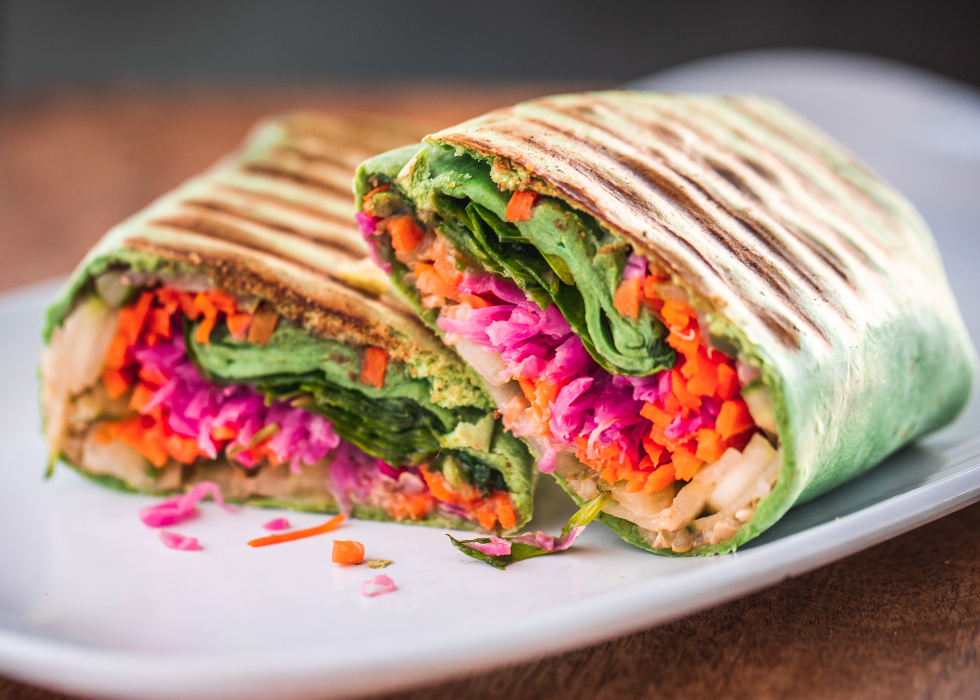 Order Spicy Asian Quinoa Wrap food online from Pure Cold Press store, Brookline on bringmethat.com