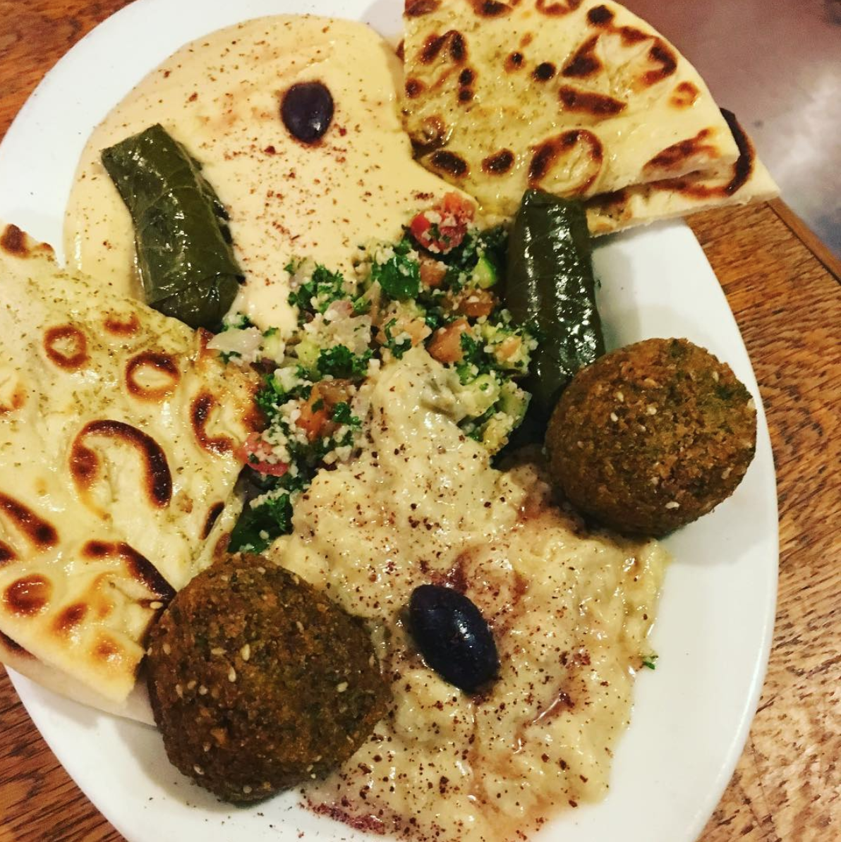 Order Middle Eastern Plate food online from Cafe La Boheme store, San Francisco on bringmethat.com