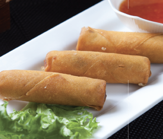 Order VEGETABLE EGG ROLL food online from Crazy Rockn Sushi store, Los Angeles on bringmethat.com