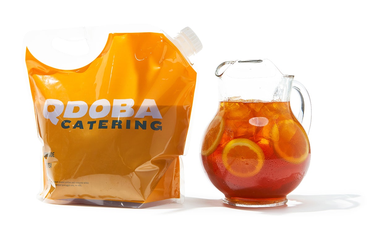 Order Drinks by the Gallon food online from Qdoba Mexican Eats store, Knightdale on bringmethat.com