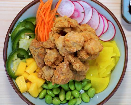 Order Chicken Karaage Bowl food online from Poki D.C store, Bethesda on bringmethat.com