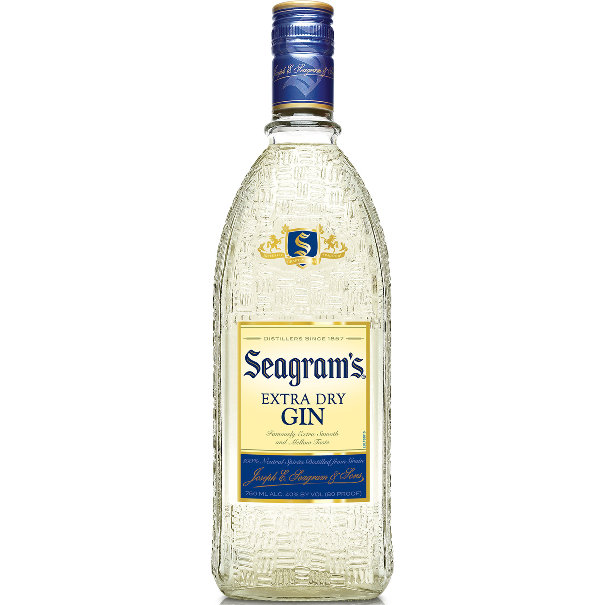 Order Seagram's Extra Dry Gin 750 ml. food online from Mirage Wine & Liquor store, Palm Springs on bringmethat.com